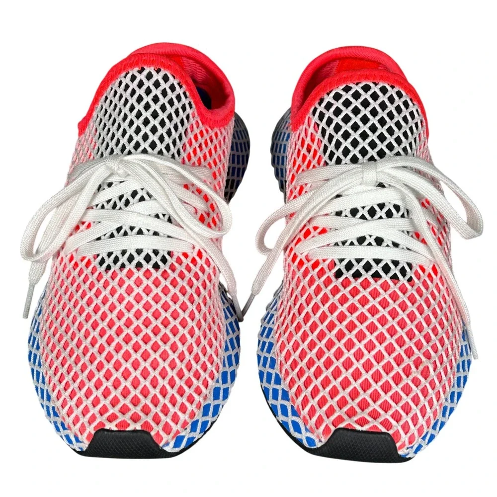 Adidas Deerupt Runner Athletic Youth 4.5 Rare Solar Red DA9610 Womens‎ Size 6